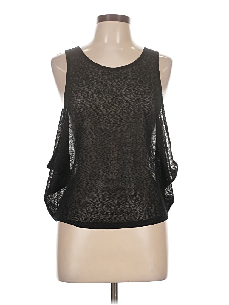 Pre-owned Varley Tank Top Black Strapless Neckline Tops
