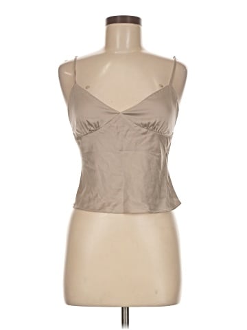 Express Sleeveless Silk Top (view 1)