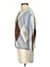 CeCe Argyle Gray Cardigan Size S - photo 5