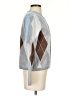 CeCe Argyle Gray Cardigan Size S - photo 4