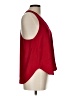 Three Eighty Two Red Sleeveless Blouse Size L - photo 4