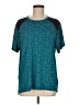 Xersion Paisley Teal Active T-Shirt Size M - photo 1
