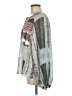 Ramy Brook 100% Polyester Graphic Gray Long Sleeve Blouse Size M - photo 5