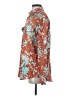 Unbranded Floral Orange Long Sleeve Blouse Size S - photo 5