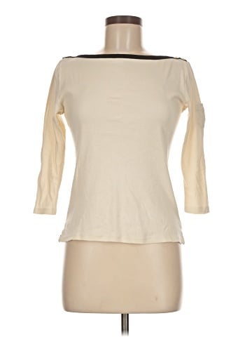 Lauren by Ralph Lauren 3/4 Sleeve T-Shirt (view 1)