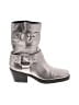 Arezzo 100% Leather Silver Boots Size 7 - photo 1