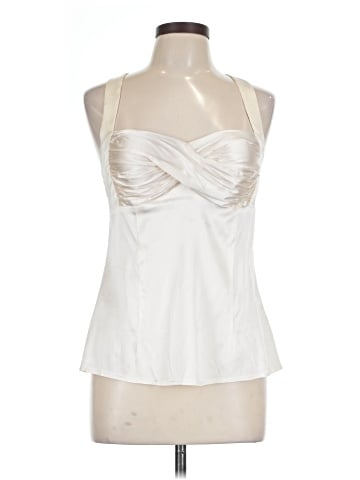 Bebe Sleeveless Silk Top (view 1)
