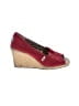 TOMS Red Wedges Size 8 (wide) - photo 1