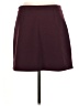 Express Solid Burgundy Casual Skirt Size M - photo 2