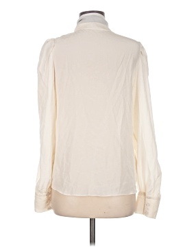 BCBGMAXAZRIA Runway Long Sleeve Silk Top (view 2)