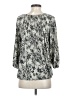 MICHAEL Michael Kors 100% Viscose Silver 3/4 Sleeve Blouse Size S - photo 2