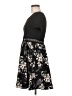 Shein 100% Polyester Black Casual Dress Size 6 - photo 5