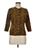 White Stag Animal Print Brown Cardigan Size 8 - 10 - photo 1