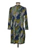 BCBGMAXAZRIA Print Blue Casual Dress Size S - photo 2