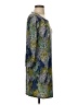 BCBGMAXAZRIA Print Blue Casual Dress Size S - photo 4
