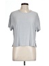 Active by Old Navy Silver Short Sleeve T-Shirt Size L - photo 1