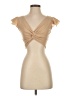 Shein 100% Cotton Tan Sleeveless Top Size S - photo 1