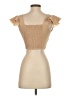 Shein 100% Cotton Tan Sleeveless Top Size S - photo 2