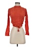 Self Esteem 100% Rayon Orange Long Sleeve Blouse Size S - photo 1
