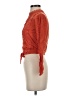 Self Esteem 100% Rayon Orange Long Sleeve Blouse Size S - photo 5