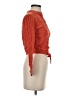 Self Esteem 100% Rayon Orange Long Sleeve Blouse Size S - photo 4