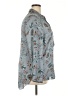 Primark 100% Polyester Floral Gray Long Sleeve Blouse Size 18 - photo 4