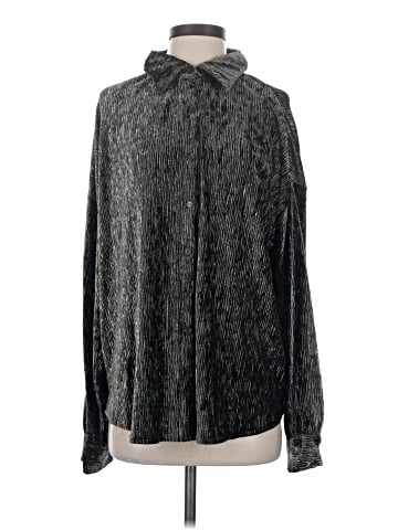 pretty garbage Long Sleeve Blouse (view 1)