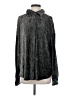 pretty garbage Metallic Silver Long Sleeve Blouse Size S - photo 1