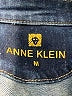 Anne Klein Graphic Blue Denim Jacket Size M - photo 6