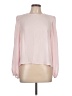 Shinestar 100% Polyester Pink Long Sleeve Blouse Size L - photo 1