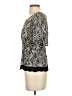 Poetry Clothing 100% Polyester Black Short Sleeve Blouse Size S - photo 5