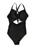 Unbranded Graphic Black One Piece Swimsuit Size M - photo 1