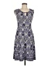 Apt. 9 Paisley Purple Casual Dress Size M - photo 1