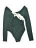 Topshop Green Bodysuit Size 6 - photo 2