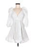 Double Crazy White Cocktail Dress Size M - photo 1