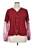 Assorted Brands Burgundy Red Long Sleeve Blouse Size 0X - photo 1