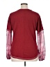Assorted Brands Burgundy Red Long Sleeve Blouse Size 0X - photo 2