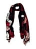Chico's 100% Rayon Burgundy Black Scarf One size - photo 1