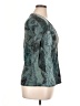 Live and Let Live 100% Polyester Teal 3/4 Sleeve Top Size 1X - photo 4