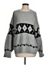 Noisy May Houndstooth Gray Pullover Sweater Size XS - photo 1