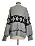 Noisy May Houndstooth Gray Pullover Sweater Size XS - photo 2