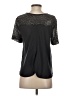 Rebecca Taylor 100% Polyester Black Short Sleeve Top Size 2 - photo 2