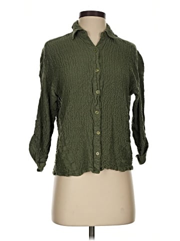 Max Studio 3/4 Sleeve Button-Down Shirt (view 1)