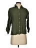 Max Studio Green 3/4 Sleeve Button-Down Shirt Size S - photo 1