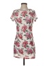 No Comment 100% Polyester Floral Pink Cocktail Dress Size S - photo 1