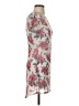 No Comment 100% Polyester Floral Pink Cocktail Dress Size S - photo 4