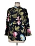 Ann Taylor 100% Polyester Floral Black 3/4 Sleeve Blouse Size M - photo 1