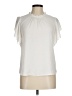 Boohoo Ivory Short Sleeve Blouse Size M (estimated) - photo 1