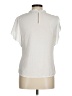 Boohoo Ivory Short Sleeve Blouse Size M (estimated) - photo 2