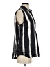 Equipment Black Sleeveless Button-Down Shirt Size S - photo 4
